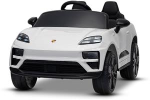 Beneo Porsche Macan, elektrické autíčko s pohonom zadných kolies a licenciou, 2x35W, biele