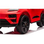 Beneo Porsche Macan, elektrické autíčko s pohonom zadných kolies a licenciou, 2x35W, červené