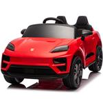 Beneo Porsche Macan, elektrické autíčko s pohonom zadných kolies a licenciou, 2x35W, červené