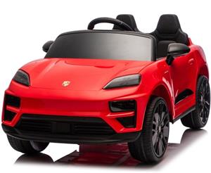Beneo Porsche Macan, elektrické autíčko s pohonom zadných kolies a licenciou, 2x35W, červené