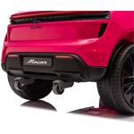 Beneo Porsche Macan, elektrické autíčko s pohonom zadných kolies a licenciou, 2x35W, ružové