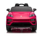 Beneo Porsche Macan, elektrické autíčko s pohonom zadných kolies a licenciou, 2x35W, ružové