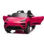 Beneo Porsche Macan, elektrické autíčko s pohonom zadných kolies a licenciou, 2x35W, ružové