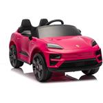 Beneo Porsche Macan, elektrické autíčko s pohonom zadných kolies a licenciou, 2x35W, ružové