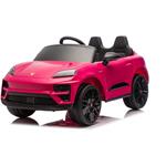 Beneo Porsche Macan, elektrické autíčko s pohonom zadných kolies a licenciou, 2x35W, ružové