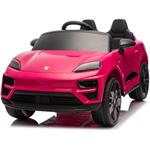 Beneo Porsche Macan, elektrické autíčko s pohonom zadných kolies a licenciou, 2x35W, ružové