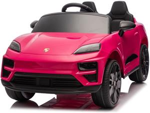 Beneo Porsche Macan, elektrické autíčko s pohonom zadných kolies a licenciou, 2x35W, ružové