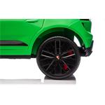 Beneo Porsche Macan, elektrické autíčko s pohonom zadných kolies a licenciou, 2x35W, zelené