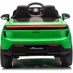 Beneo Porsche Macan, elektrické autíčko s pohonom zadných kolies a licenciou, 2x35W, zelené