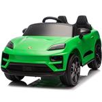 Beneo Porsche Macan, elektrické autíčko s pohonom zadných kolies a licenciou, 2x35W, zelené