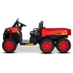 Beneo Rider, farmárske elektrické autíčko, 6X6 24V, 4X 200W, červené