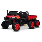 Beneo Rider, farmárske elektrické autíčko, 6X6 24V, 4X 200W, červené