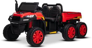 Beneo Rider, farmárske elektrické autíčko, 6X6 24V, 4X 200W, červené
