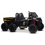 Beneo Rider, farmárske elektrické autíčko, 6X6 24V, 4X 200W, čierne