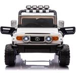 Beneo Toyota FJ Cruiser XXL, elektrické autíčko s pohonom 4x4, biele