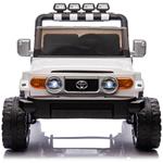 Beneo Toyota FJ Cruiser XXL, elektrické autíčko s pohonom 4x4, biele