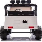 Beneo Toyota FJ Cruiser XXL, elektrické autíčko s pohonom 4x4, biele