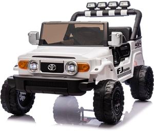 Beneo Toyota FJ Cruiser XXL, elektrické autíčko s pohonom 4x4, biele