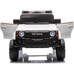 Beneo Toyota Landcruiser, elektrické autíčko, 12V, biele