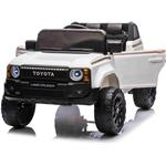 Beneo Toyota Landcruiser, elektrické autíčko, 12V, biele