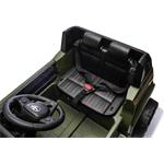 Beneo Toyota Landcruiser, elektrické autíčko, 12V, vojenské zelené