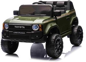 Beneo Toyota Landcruiser, elektrické autíčko, 12V, vojenské zelené