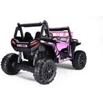 Beneo UTV, elektrické autíčko, 24V, dvojmiestne, 2 x 200 W, ružové