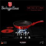 Berlinger BH-1289N Metallic Line Burgundy Edition, sada panvíc 3ks