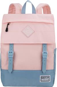 Bestlife COL-Buckles, batoh na notebook 15,6", ružový