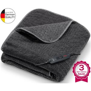 Beurer HD 65 Dark Grey, vyhrievacia deka