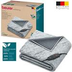 Beurer HD 75 Nordic Grey Green Planet, vyhrievacia deka