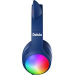 Bezdrôtové detské slúchadlá Delulu DiscoBeats Blue