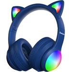 Bezdrôtové detské slúchadlá Delulu DiscoBeats Blue