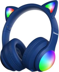 Bezdrôtové detské slúchadlá Delulu DiscoBeats Blue