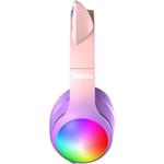 Bezdrôtové detské slúchadlá Delulu DiscoBeats Pink
