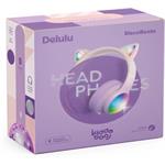 Bezdrôtové detské slúchadlá Delulu DiscoBeats Pink