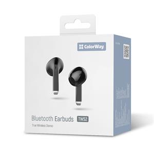 Bezdrôtové slúchadlá (earbuds) ColorWay Slim (CW-TWS2BK) - čierne