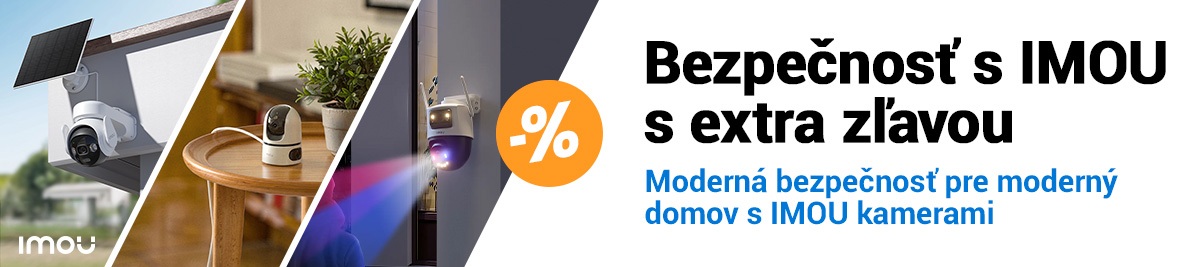 Bezpečnosť s IMOU s extra zľavou