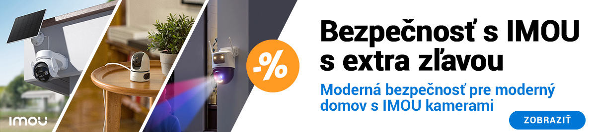 Bezpečnosť s IMOU s extra zľavou