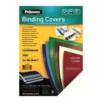 Binding cover (leather pattern) DELTA A4, navy - FSC, 100 pcs
