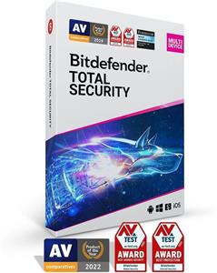 Bitdefender Total Security - 5 zariadení na 1 rok - elektronická licencia na e-mail