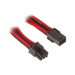 BitFenix 6-Pin PCIe Extension 45cm - sleeved black / red / black
