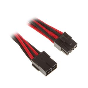BitFenix 8-Pin PCIe Extension 45cm - sleeved black / red / black