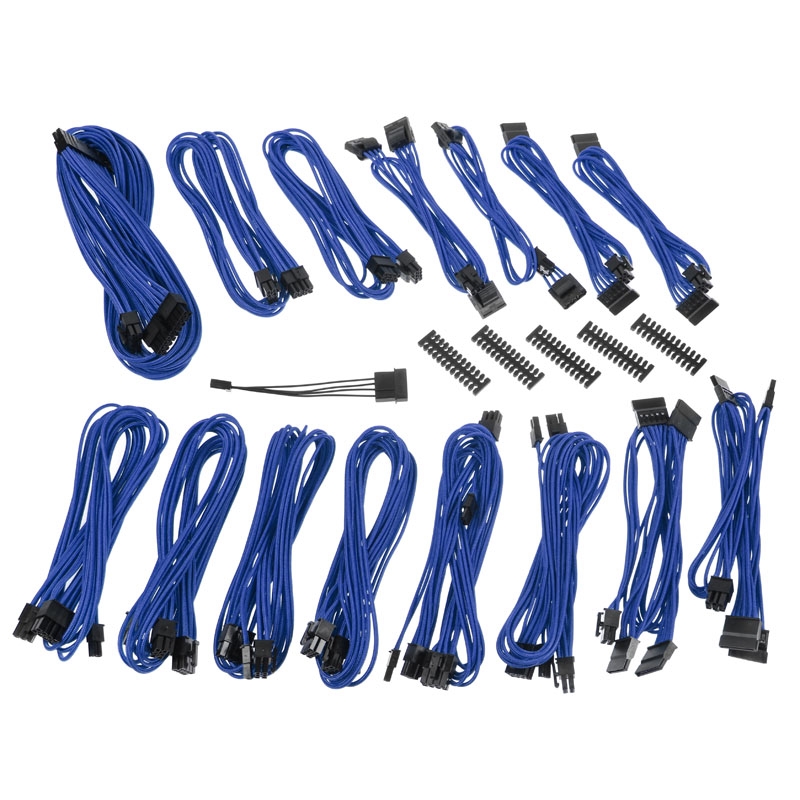 BitFenix Alchemy 2.0 PSU Cable Kit, EVG-Series - blue