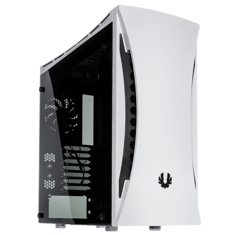 BitFenix Aurora Midi-Tower - white Tempered Glass Window