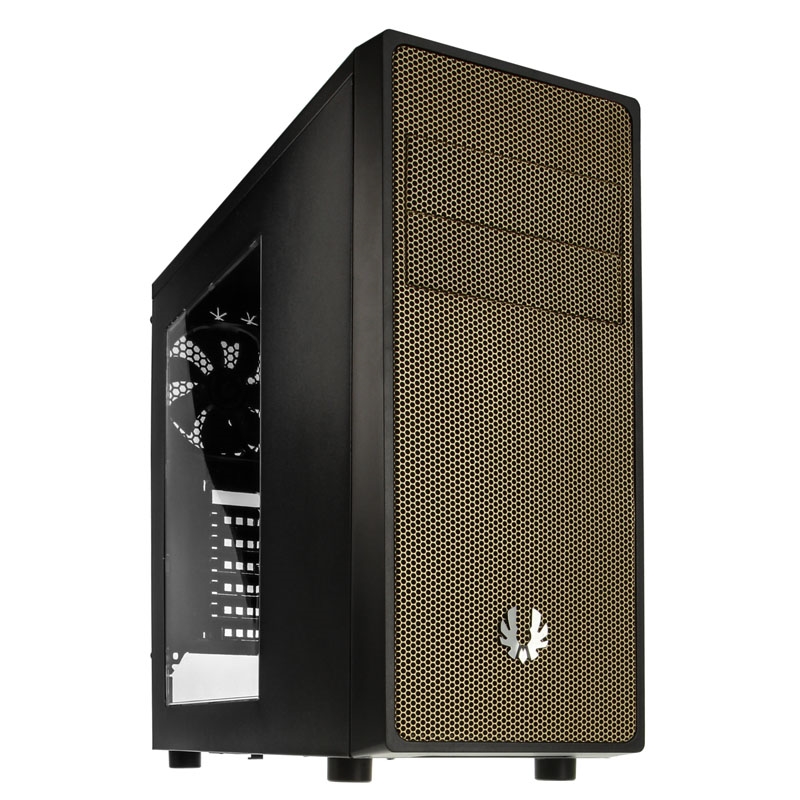 BitFenix Neos Midi-Tower - black / gold Window