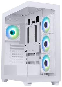 BitFenix skříň CETO / ATX / 4x 120mm ARGB fan / 2x USB 3.0 / USB-C / tvrzené sklo / bílá