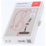 Black Rock Universal Lanyard, šnúrka na mobil, s karabínkou, 30-60 cm, bledoružová
