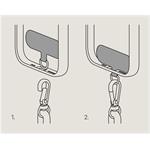 Black Rock Universal Lanyard, šnúrka na mobil, s karabínkou, 30-60 cm, farba Old White