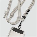 Black Rock Universal Lanyard, šnúrka na mobil, s karabínkou, 30-60 cm, farba Old White